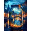 5d DIY Алмазная картина, вышивка крестом, бутылка, город, улица, пейзаж, алмазная вышивка, мозаика, полный круглый дрель, домашний декор, искусство