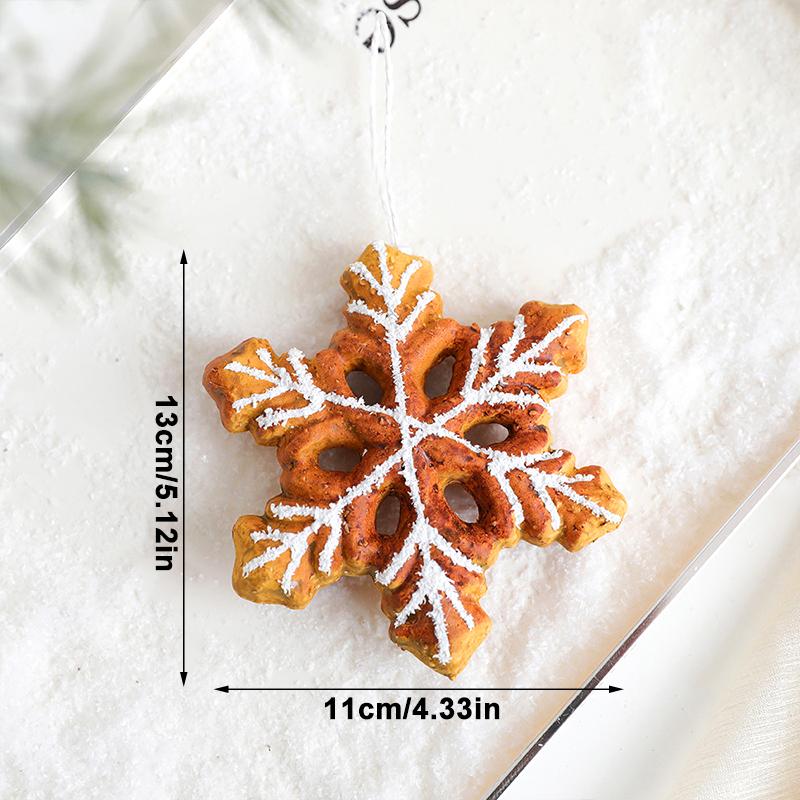 1 шт. Рождественская подвеска в виде печенья, бытовые предметы, снежный пончик, пенопластовый шар