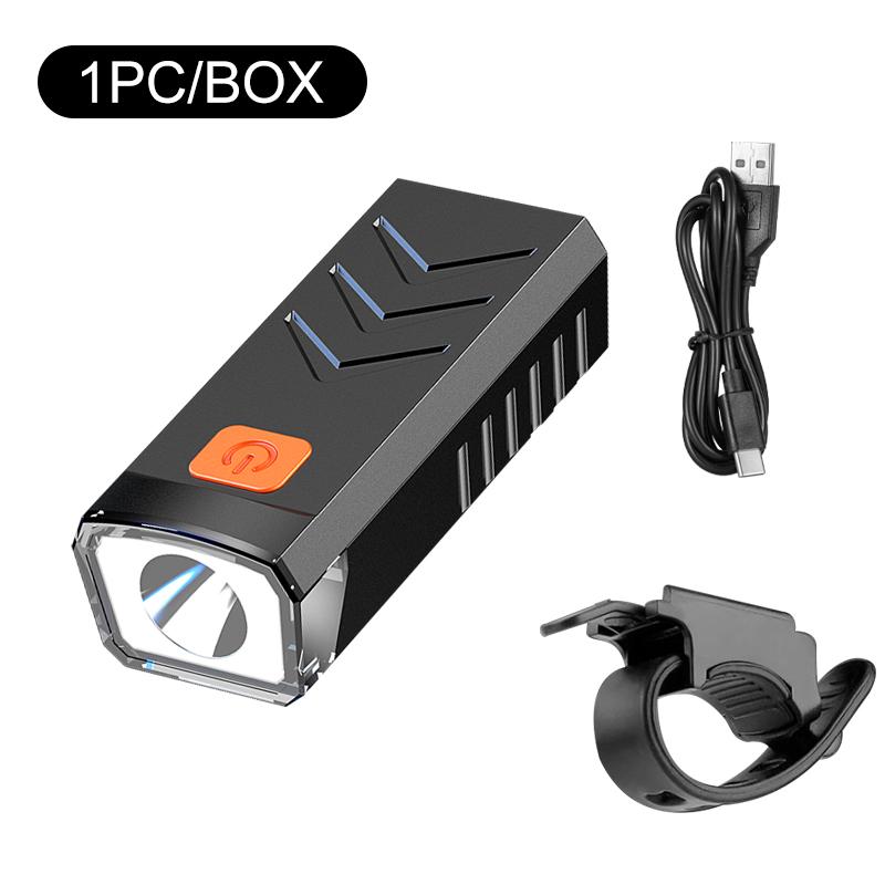 Bicycle headlights, super bright flashlight, night riding light, mountain road children's bicycle light, rainproof riding equipm