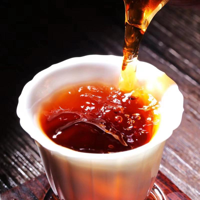 500 г Юньнань Мэнхай Ломаное Серебро Выдержанный Пуэр Чай Аромат Коричневого Риса Чайный Ископаемый