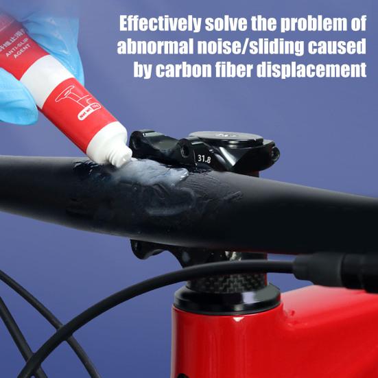 10G Bike Carbon Fiber Anti-slip Agent MTB Handlebar Seat Post Stem Carbon Fiber Assembly Gel Anti-Slip Fiber Grip Grease