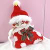 Christmas Stocking & Santa Hat Set for 10cm Plush Toy, Kigurumi Accessories, Otaku Activities, Doll Mascot, Kpopdoll Costume [Used]