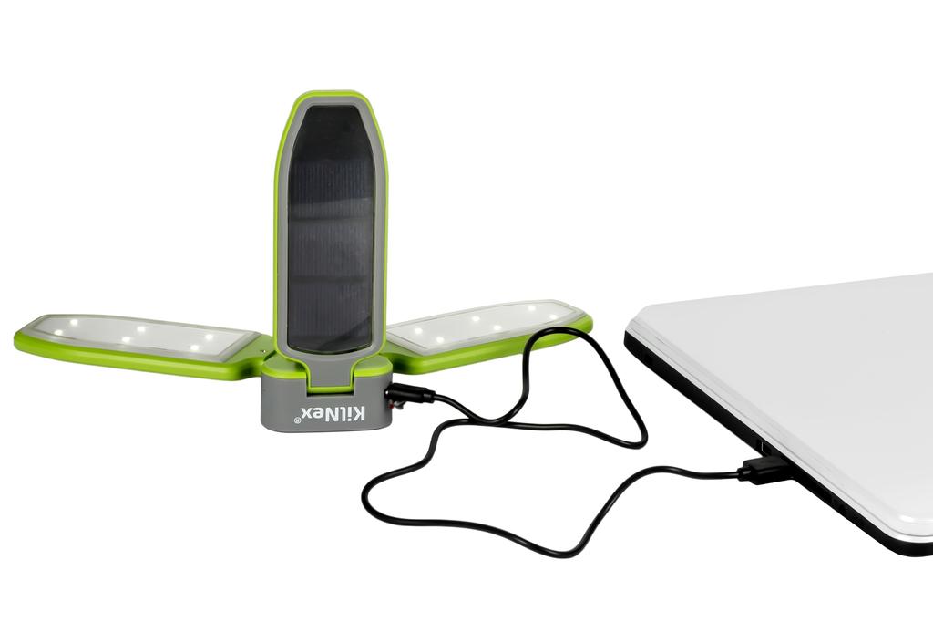 Фонарь на солнечной батарее Kilnex «Лепестки» + powerbank 2600 mah (ip 40)