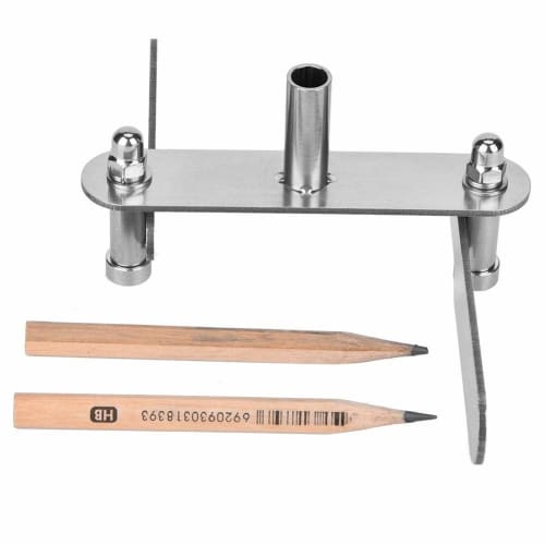 Hilitand Stainless Steel Center Finder, Center Marker, Center Marking Tool, Woodworking Center Finder, Marking Gauge, Scriber Centering Tool, Find Woo