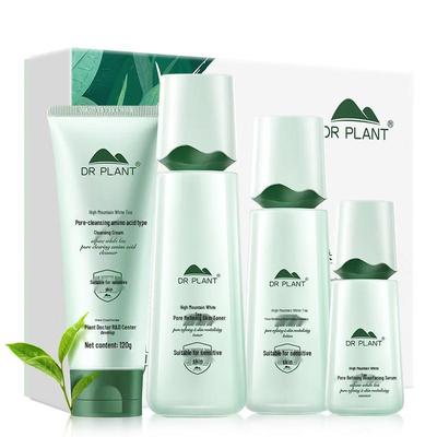 DR PLANT Набор для ухода за кожей, сужающий поры, с альпийским белым чаем
