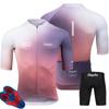 Mens Cycling Jersey Set Road Mountain Bikes Breathable Stretch Wear