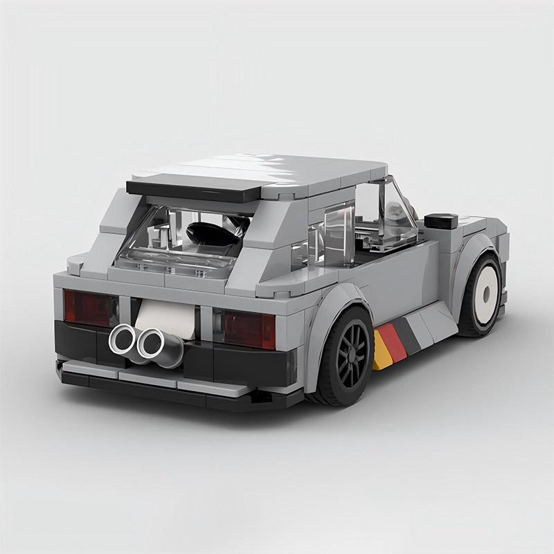 MOC Совместимый с Lego 8-шиповый Volkswagen Golf GTI Mk1 Обучающая строительная игрушка