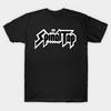Мужская черная футболка с принтом Spinal Tap Классический логотип хэви-метал группы Художественное оформление Печать на бумаге для термопереноса без вырезания Хлопковая футболка