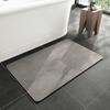Simple Solid Color Diatom Mud Floor Mat Bathroom Floor Mat Bathroom Absorbent Foot Mat Household Entrance Door Mat