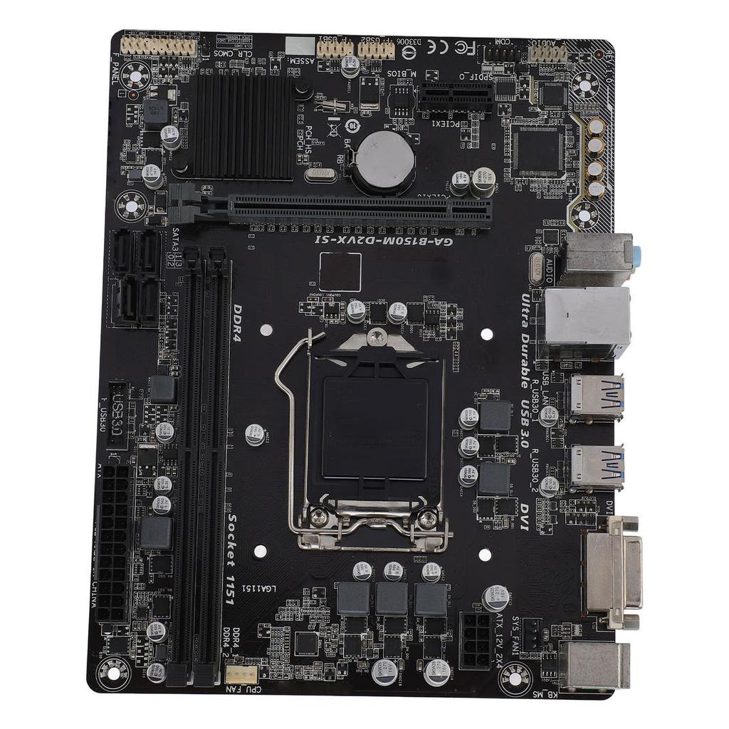 Материнская плата M ATX для настольного ПК PCI E 3.0 Разъем для ЦП LGA 1151 Двухканальная память DDR4 2133 МГц для Core I7 I5 I3 Pentium Celeron 14 нм