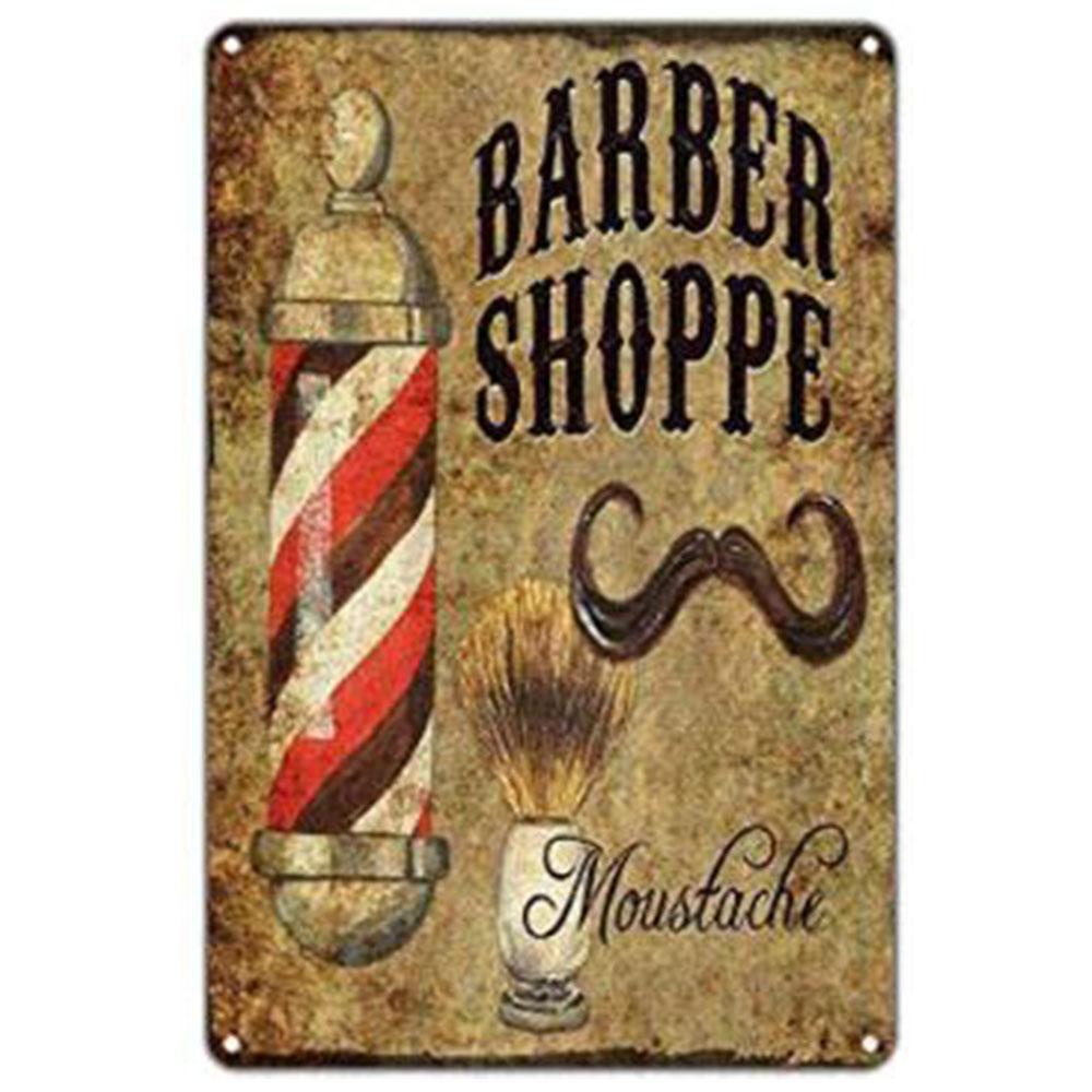 Ретро-постер для парикмахерской, винтажные металлические жестяные вывески, доска для украшения стен парикмахерской, жесть 20x30 см