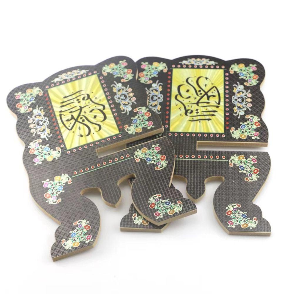 Eid Book Bracket Holy Book Stand Wooden Bible Display Holder Exquisite Bible Frame