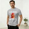 Funny Rooster Pattern 100 Cotton T Shirt For Couple Summer Streetwear T Shirts Crew Neck Harajuku Tees Oversized Hot Sale Tops