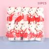10Pcs 12Cm Bear Flower Bouquet Toy Cartoon Doll Foam Bouquet Gift Party Decor