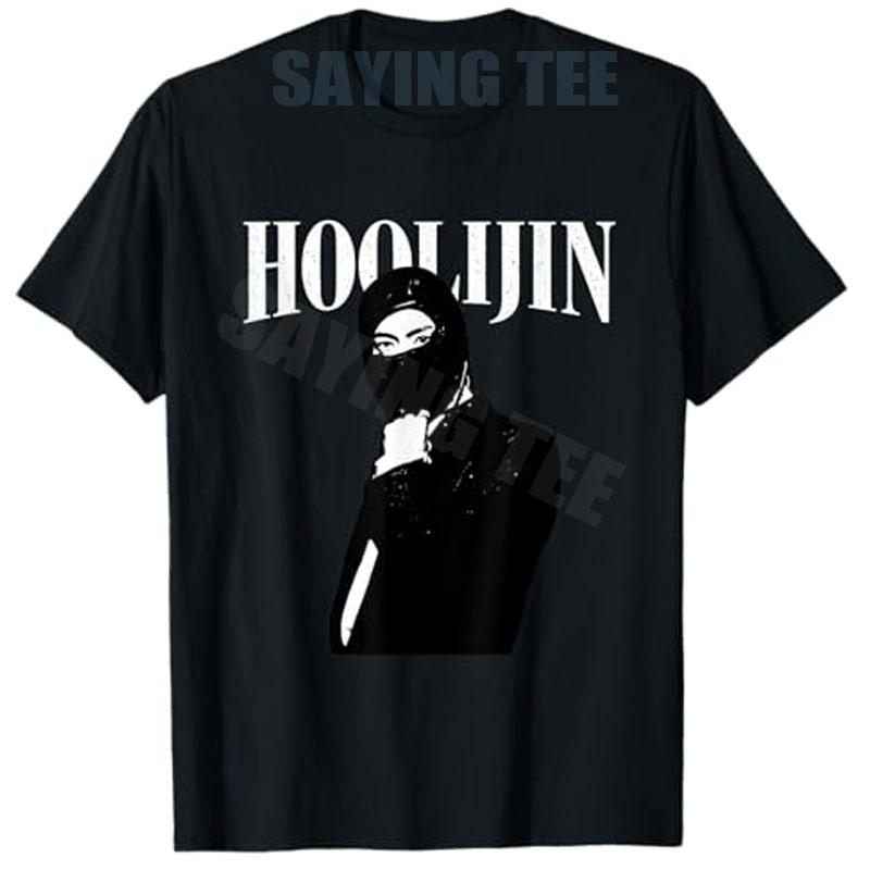 HoolijinHooligan Jin Футболка Y2k K-pop Мода Любитель Музыки Графическая Одежда Мода Харадзюку Каваи Футболка Женская Одежда Y2K