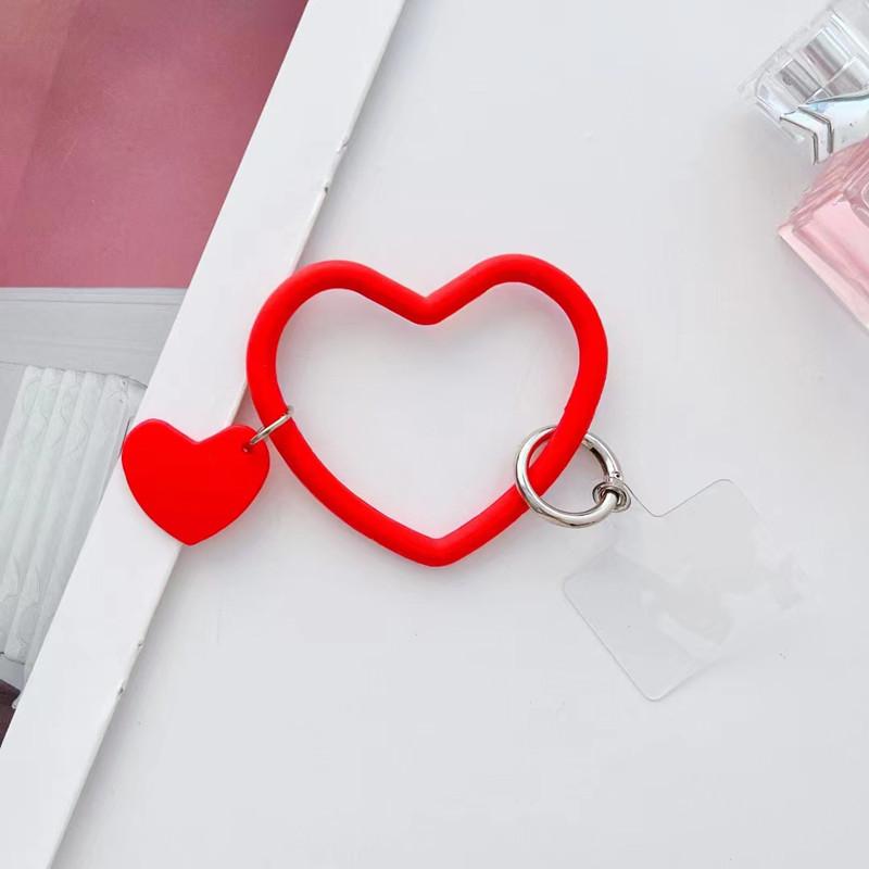 Браслет для телефона Love Силиконовый браслет, браслет против падения, нашивка для мобильного телефона, ремешок на запястье, брелок для ключей
