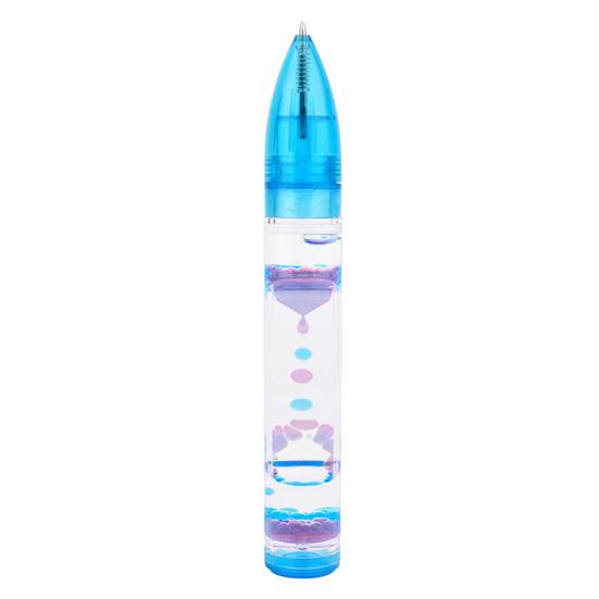 Motion Bubble Pen анти-тревога «песочные часы» дизайн для снятия стресса красочная жидкость Motion Bubbler ручка-непоседа настольные игрушки школьные принадлежности