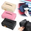 Car Tissue Box Sunshade Seat Back Hanging Car Tissue Box Car Tissue Sleeve Paper Box Tissue Box Wrapped In the Car for Stor U2P3