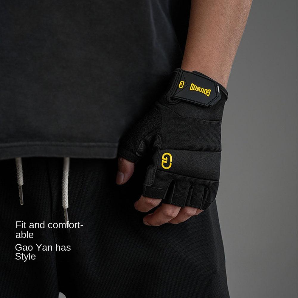 1 пара дышащих перчаток для тяжелой атлетики, перчатки для велоспорта и мотоспорта, тренировки по бодибилдингу и пауэрлифтингу