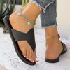 Мода 2025 Лето Новые Шлепанцы Женские Тапочки Уличные Низкий Каблук Большой Размер Сандалии Высокое Качество Повседневные Пляжные Тапочки Zapatos Mujer