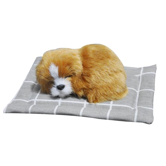 Спящая собака, плюшевая кукла, звуковой коврик, домашний автомобильный кассовый ящик, украшение для дома