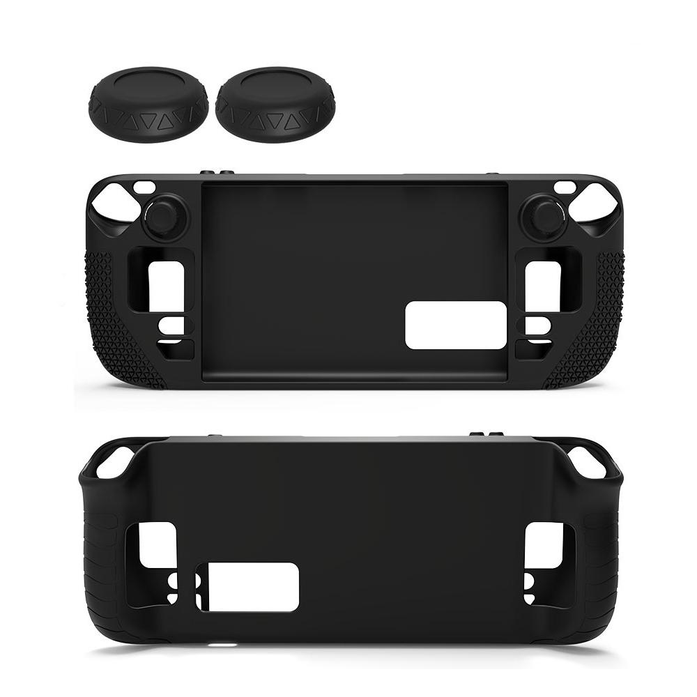 1× Мягкий ТПУ Чехол для Игры, Ударопрочная Кожаная Оболочка, Защитный Чехол для Steam Deck