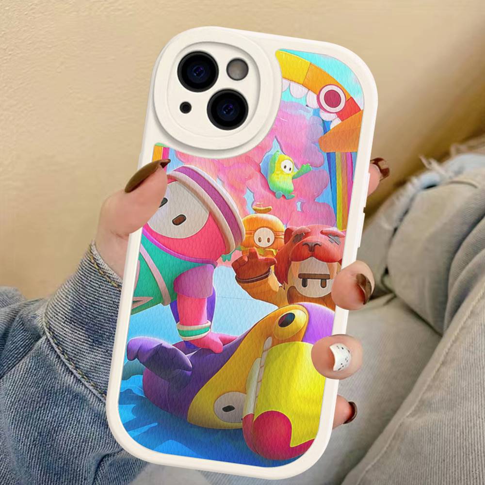 F-Fall G-Guys Party Game Phone Case Hard Leather For IPhone 14 13 16 Mini 15 14 11 12 Pro Max Plus Fundas