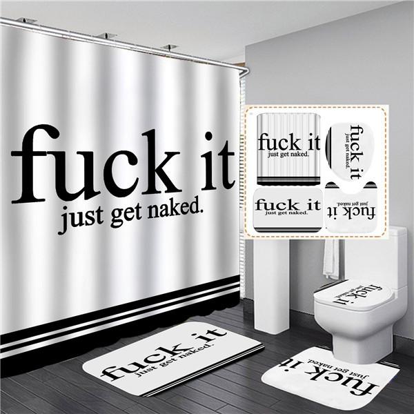 Занавеска для ванной и душа, полиэстер, водонепроницаемая занавеска для ванной комнаты, набор ковриков, нескользящий коврик для кухни/ванной, декор для ванной комнаты, дом