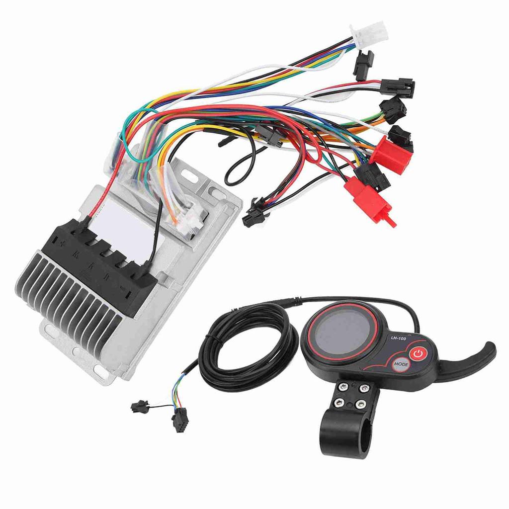 48 В 60 В 500 Вт бесщеточный контроллер двигателя LH100 ЖК-дисплей набор 3 режимов синусоидального контроллера комплект для