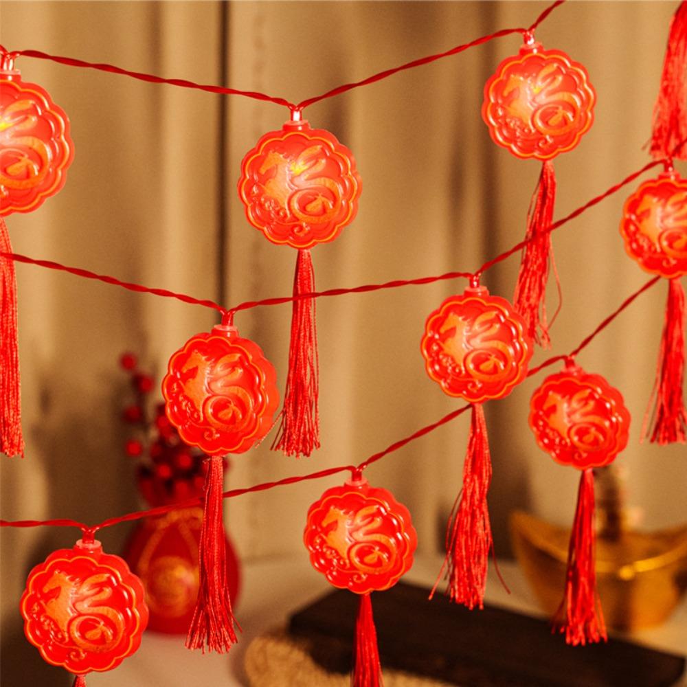 Waterproof LED Chinese Lantern Chinese Style Good Luck Hanging Lantern Lights Bright Red Color Atmosphere Lamp Chinese New Year