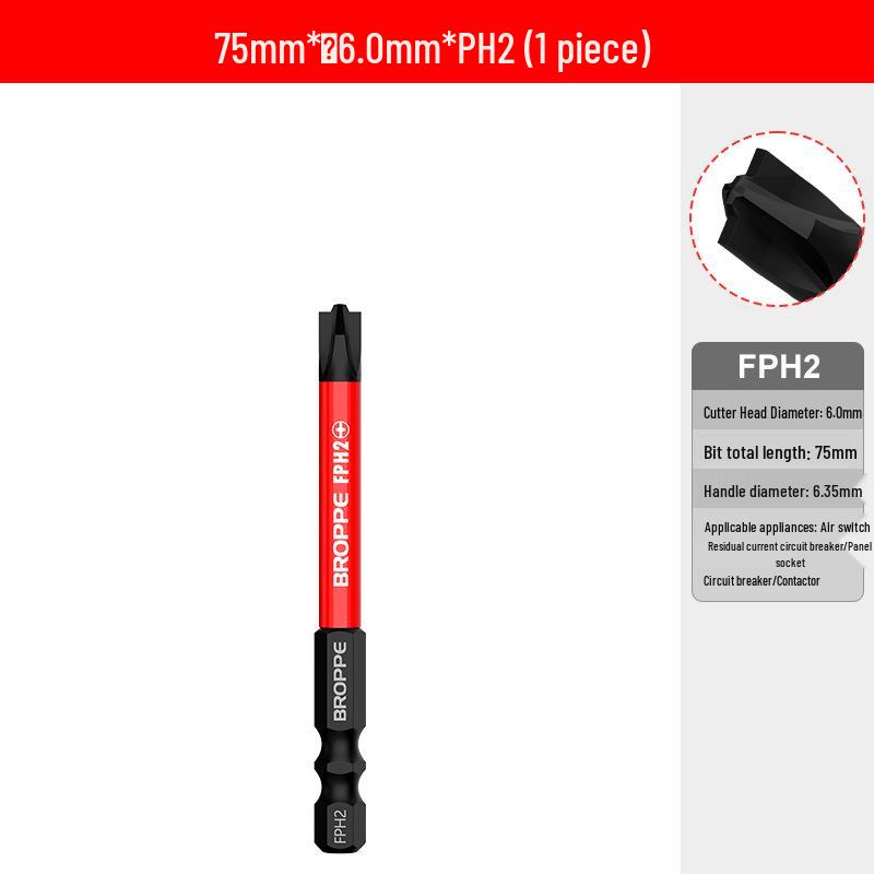 Улучшенная магнитная не скользящая электрическая насадка-отвертка для воздушных и панельных переключателей