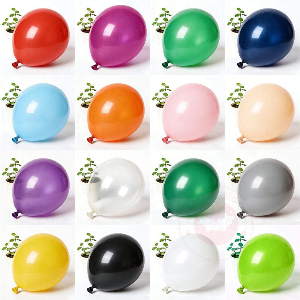 5-36 Inch Matte Balloons Wedding Birthday Party Anniversary Pink Skin Ballon Black Red White Ball Night Blue Balloon Decoration