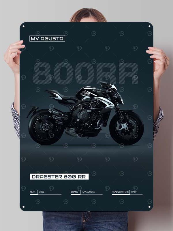 Жестяная табличка MV Agusta Постер с мотоциклом Декор спальни Декор комнаты Мужские Индивидуальные металлические таблички для гаража Настенное искусство Декор