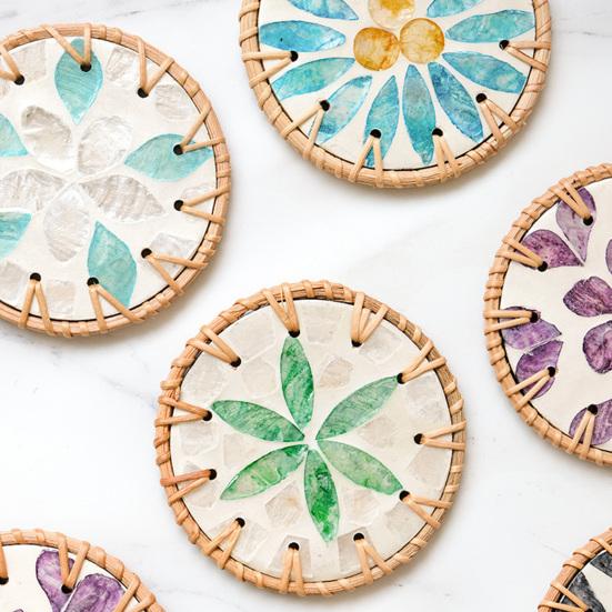 Керамический изоляционный коврик из ротанга, не допускающий ожогов, подставки под чашки, плетеные вручную из ротанга для защиты стола