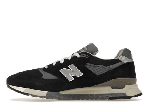 New Balance 998 Сделано в США Низкий Черный Серебристый - U998BL