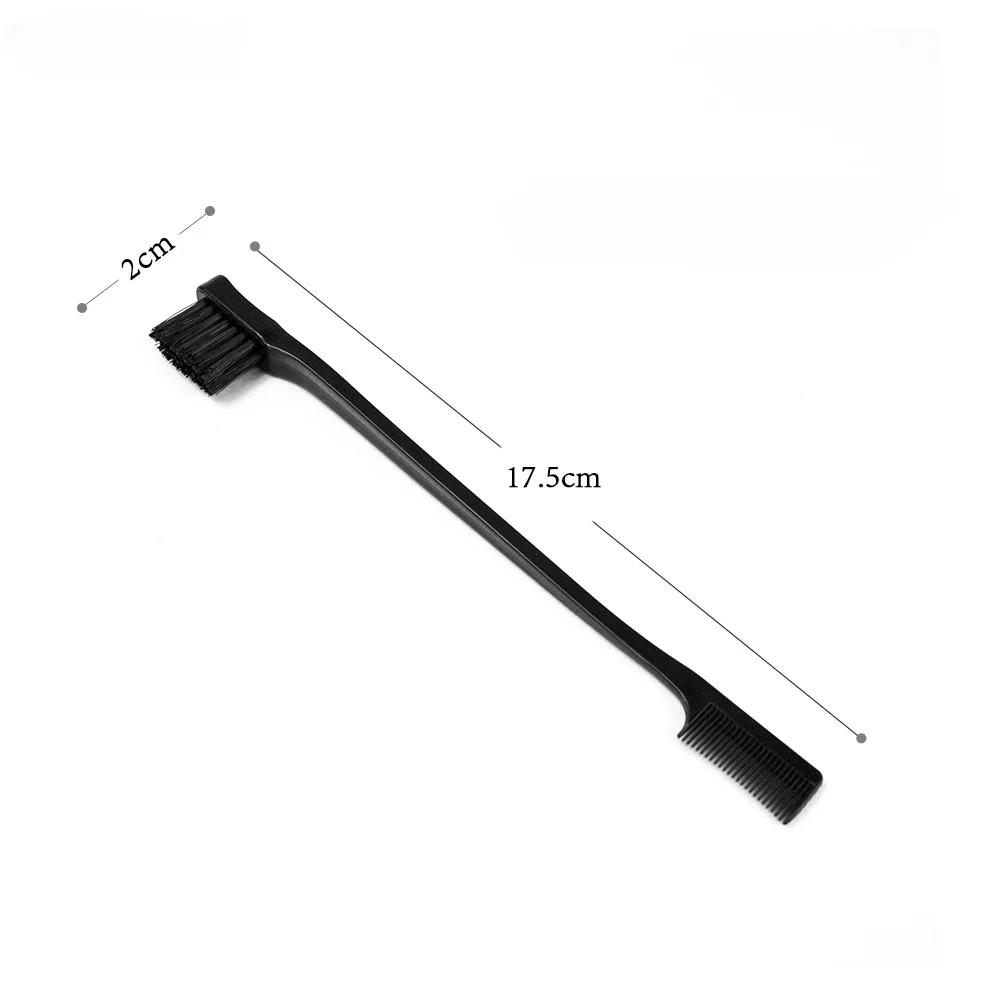 Двусторонняя кисть для бровей, квадратная трехмерная кисть для бровей, тушь для ресниц, многофункциональные инструменты для макияжа глаз