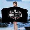 M-Metal M-Mulisha Микрофибровое одеяло Быстросохнущие пляжные полотенца Большой размер с принтом Супервпитывающее полотенце-одеяло для бассейна