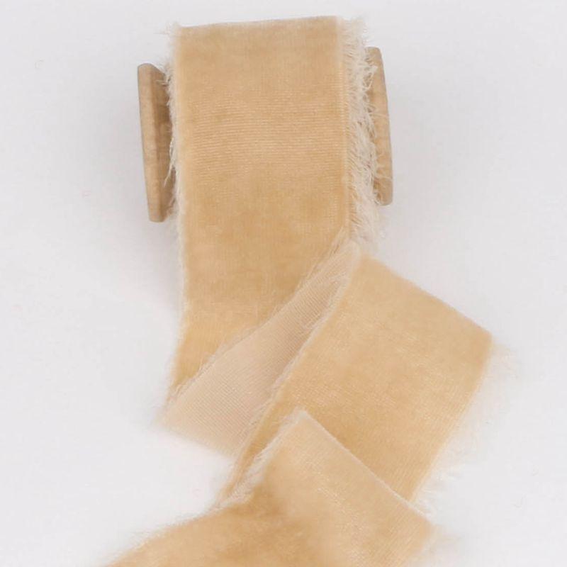 1 м/рулон Бархатная лента с флокированием, отрываемая вручную, DIY, украшение для торта, подарка, свадебного приглашения, браслета, цветов, бархатная лента, отрываемая вручную