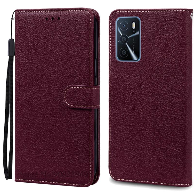 Для OPPO A16 Чехол Кошелек Флип Кожаный Чехол Для Oppo A16s Чехол OppoA16 s CPH2269 CPH2271 Силиконовый Чехол Для Oppo A16 A16s Чехол