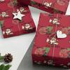 1 Roll Christmas 67 Santa Wrapping Paper Six Seven Meme Gift Box Packaging Paper Tear-Resistant Present Wrap Packing Paper Sheet