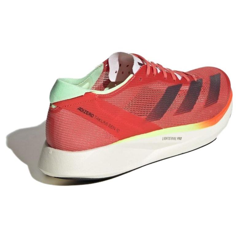 adidas Адизеро Такуми Сен 10 Preloved Scarlet Aurora Met. Ярко-красные мужские кроссовки IG8201
