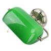 Green Banker Wall Lamp with Pull Chain Switch Vintage Indoor Wall Sconces for Bedroom Dining Room