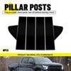 6x Черные Столбики Оконные Молдинги Отделка Для Chevy Silverado 1500 2500 I
