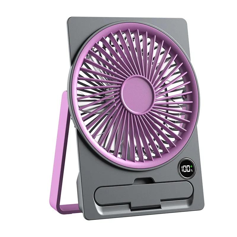 fan 1pcs office desktop small card circulation fan big wind power usb rechargeable mini small fan