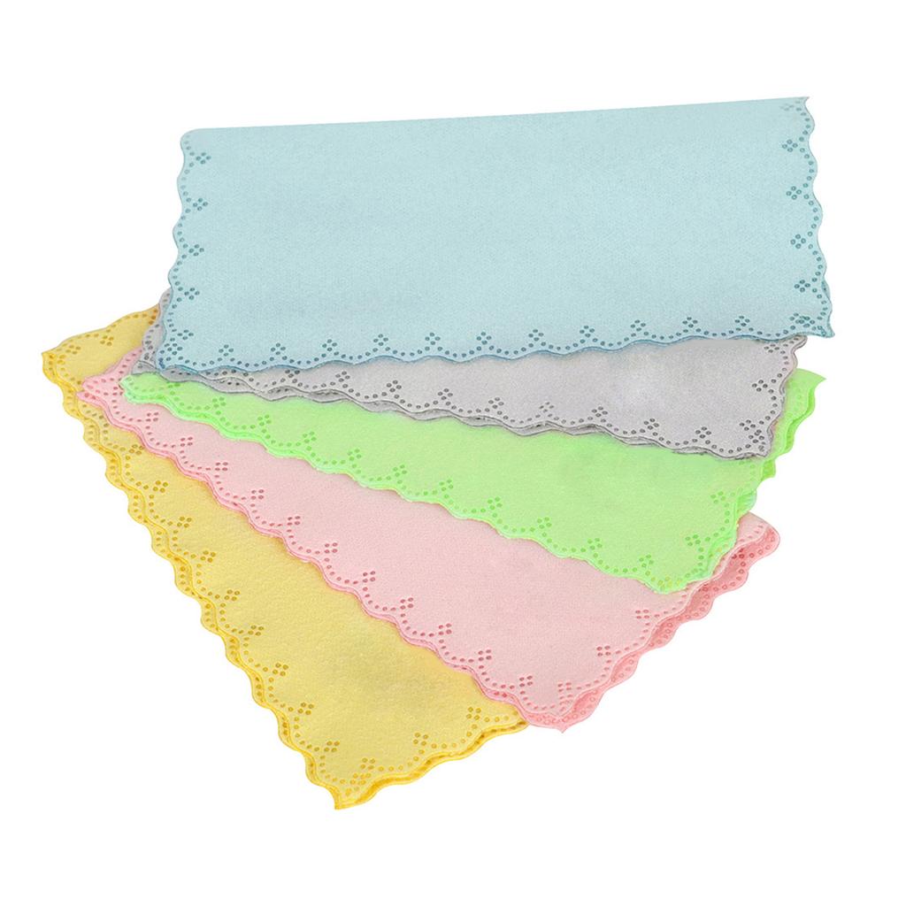 5Pcs String Instrument Polishing Cloth for Guitar Violin Brass Instruments Cleaning Cloths, Soft Microfiber Clean Cloths