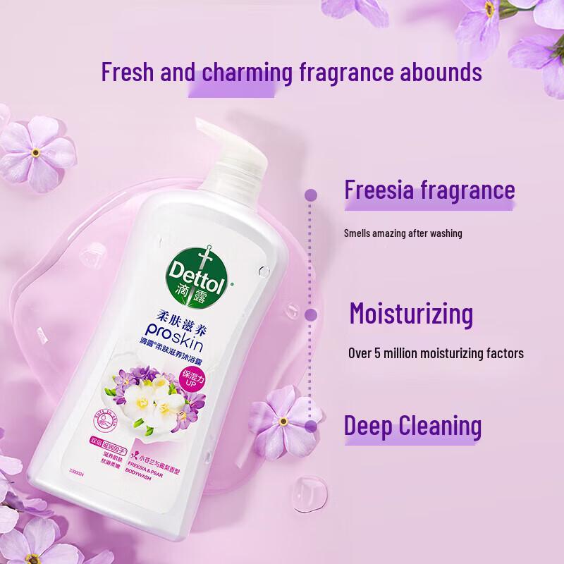 Dettol Gentle Nourishing Freesia & Pear Shower Gel