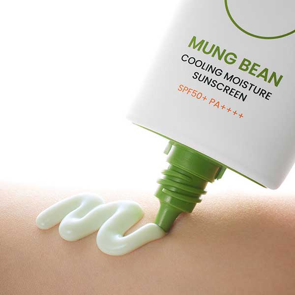 BEPLAIN Mung Bean Cooling Hydrating Sunscreen SPF50+ PA++++ Moisture Sun Cream Set 50ml x2