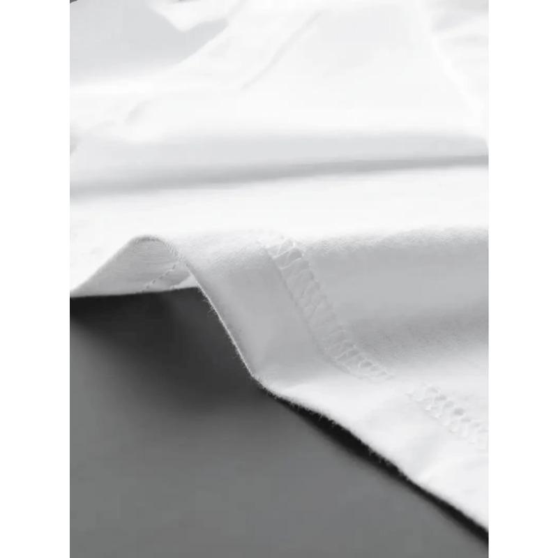 Men'S Plus Size Short Sleeve T-Shirt Summer Collection Featuring a Easy Graphic Logo Design