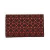 Inden Indenya Yushichi Uehara Indenya Genuine Leather Business Card Holder Model Number 2501 Black X Red Lacquer Hemp Leaf Pattern Genuine Product