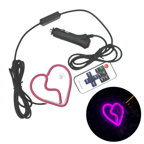 Автомобильное освещение светодиодный неоновый свет с дистанционным управлением несколько режимов освещения супер